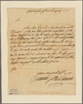 Letter to [Jacob Read, Annapolis, Md.]
