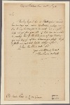 Letter to Col. Charles Pettit, A.Q.M. General