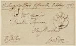 Letter to Mr. Crozier, Panton Square, Haymarket