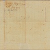 Letter to Gov. Richard Caswell, North Carolina