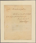 Letter to Henry Laurens
