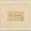 Letter to Henry Laurens