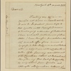 Letter to [Horatio] Gates