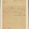 Letter to Gen. [David] Wooster, Montreal