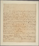 Letter to [James?] Christie, Pall Mall