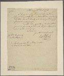 Letter to Col. P[hilip] V[an] Rensselaer
