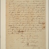 Letter to [George Washington.]