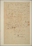 Letter to [George Washington.]