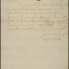 Letter to Mathew Irwin, Esq.