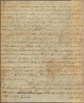 Letter to George Mason, Gunston Hall [Va.]
