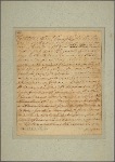 Letter to George Mason, Gunston Hall [Va.]