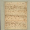 Letter to George Mason, Gunston Hall [Va.]