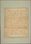 Letter to George Mason, Gunston Hall [Va.]