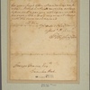 Letter to George Mason, Gunston Hall [Va.]