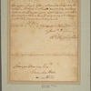 Letter to George Mason, Gunston Hall [Va.]