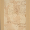 Letter to Maj. Talmage [Benjamin Tallmadge]