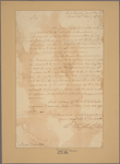 Letter to Maj. Talmage [Benjamin Tallmadge]