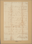 Letter to Gen. [Edward] Hand