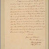 Letter to Gen. [John] Thomas