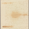 Letter to Gen. [Philip] Schuyler, Saratoga