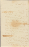 Letter to Gen. [Philip] Schuyler, Saratoga