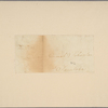 Letter to Gen. [Philip] Schuyler, Saratoga