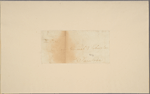 Letter to Gen. [Philip] Schuyler, Saratoga
