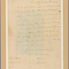 Letter to Gen. [William] Livingston, Elizabeth Town