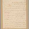 Letter to Col. [Philip Burr] Bradley, Bergen [N. J.]