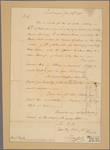 Letter to Richard Varick, Secretary to Gen. Schuyler, Albany