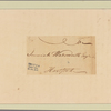 Letter to Jeremiah Wadsworth, Hartford