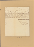 Letter to Gen. [Artemas] Ward, Roxbury