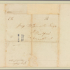 Letter to Jeremiah Wadsworth, Hartford, Conn.