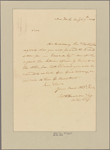 Letter to [Philip Schuyler?]