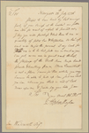 Letter to Jeremiah Wadsworth, New Haven, Conn.