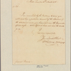 Letter to Gen. [John] Thomas