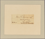Letter to John Lomas, Richmond County