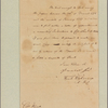 Letter to Col. [Richard] Varick, Poughkeepsie