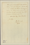 Letter to Gov. [Benjamin] Harrison