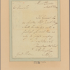 Letter to Gen. [Rufus] Putnam