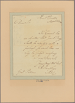 Letter to Gen. [Rufus] Putnam