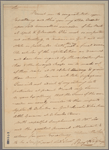 Letter to [Thomas Sim Lee?]