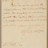 Letter to Gen. [Edward] Hand