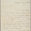 Letter to [Gen. Benjamin Lincoln.]