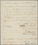 Letter to [Gen. Benjamin Lincoln.]