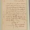 Letter to John Jefferys, to be left at Col. Wadsworth's, Hartford