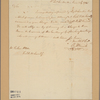 Letter to [John] Fisher, Fishkill Landing