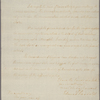 Letter to [James Bowdoin,] Governor of Massachusetts