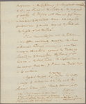 Letter to [William] Carmichael [Madrid?]