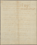 Letter to [William] Carmichael [Madrid?]